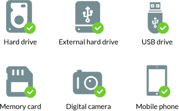 Support All Kinds of Storage Devices